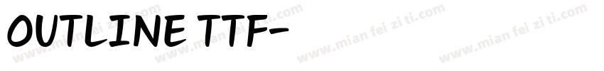 OUTLINE TTF字体转换